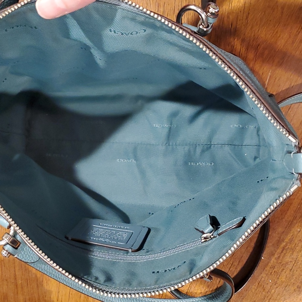 Coach Robin's egg blue Prairie handbag - Picture 9 of 14
